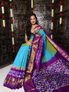 PRKSIDSS4V22BSDD08- Ikat silk saree