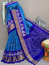 PSNTIDSS4V22NDDC34- Ikat silk saree