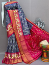 PSNTIDSS4V22NDDC54- Ikat silk saree