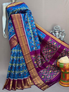 PSNTKBIP4V19DEDC05- Kanchi border Ikat silk saree