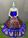 PSRGFSLG4V22SZDC39- Free Size Ikat Silk Lehenga