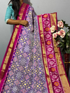 PKISIDSS4V23BSDC02- Ikat silk saree