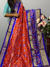 PKISIDSS4V23BSDC17- Ikat silk saree