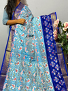 PKISIDSS4V23BSDC23- Ikat silk saree