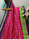 PKISIDSS4V23BSDC24- Ikat silk saree