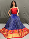 PSSIFSLG4V25SZCC01- Free Size Ikat Silk Lehenga