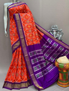 PSNTIDSS4V26NDCD11- Ikat silk saree