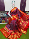 PSRGFSLG4V27BSCD06- Ikat silk saree