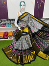 PSRGFSLG4V27BSCD29- Ikat silk saree