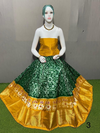 PSRGFSLG4D02SZDD47- Free Size Ikat Silk Lehenga