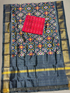 PSSISDST4V30FSCD28- Ikat Silk dupatta with Ikat sico top