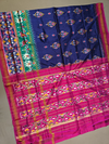 PMIUIDSS4D03BSCC12- Ikat silk saree