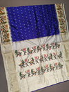 PMIUIDSS4D03BSCC31- Ikat silk saree