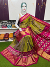 PSRGIDSS4D04BSDD31- Ikat silk saree