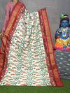 PGMRIDSS4D06ZSDC03- Ikat silk saree