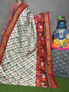 PGMRIDSS4D06ZSDC15- Ikat silk saree