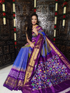 PRKSIDSS4D10NDDC01- Ikat silk saree