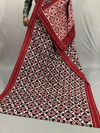 PSSIICTS4D09SBDC08- Double Ikat Teliya rumal cotton saree