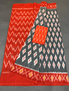 PGMRICTS4D11INDC41- Ikat cotton saree