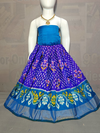 PGMRZSLG4D14IBCC10- Zero size Ikat silk lehenga