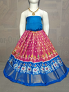 PGMRZSLG4D14IBCC14- Zero size Ikat silk lehenga