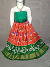 PGMRZSLG4D14IBCC38- Zero size Ikat silk lehenga