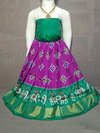 PGMRZSLG4D14IBCC47- Zero size Ikat silk lehenga