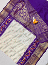 PGMRKBRS4D16FSCD06- Kanchi border Ikat silk saree