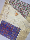 PGMRKBRS4D16FSCD12- Kanchi border Ikat silk saree