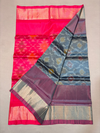 PKHSIDSS4D14IFCD23- Ikat soft silk saree