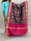 PSSIISDP4D18ECCD15- Ikat silk dupatta