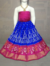 PGMRZSLG4D24IBDC22- Zero size Ikat silk lehenga