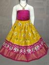 PGMRZSLG4D24IBDC24- Zero size Ikat silk lehenga