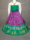 PGMRZSLG4D24IBDC26- Zero size Ikat silk lehenga