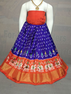 PGMRZSLG4D24IBDC43- Zero size Ikat silk lehenga