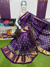 PSRGIDSS4D26BSDD09- Ikat silk saree