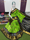 PSRGIDSS4D26BSDD15- Ikat silk saree