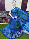 PSRGIDSS4D26BSDD27- Ikat silk saree