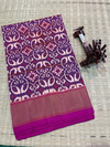 PUSNIDSS4D17BBCD07- Ikat silk saree