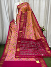 PASKIDSS4D27NDDC23- Ikat silk saree