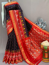 PSNTIDSS4D27NDCC10- Ikat silk saree