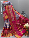 PSNTIDSS4D27NDCC22- Ikat silk saree