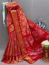 PSNTKBIP4D28CSCC07- Kanchi border Ikat silk saree