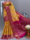 PSNTKBIP4D28CSCC13- Kanchi border Ikat silk saree