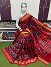 PSRGIDSS4D27BCDD08- Ikat silk saree