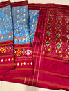 PSRHIDSS4D27TSDD20- Ikat silk saree