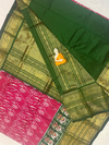 PGMRKBRS4D31FSCD46- Kanchi border Ikat silk saree