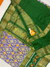 PGMRKBRS4D31FSCD57- Kanchi border Ikat silk saree