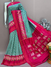 PSNTIDSS4D31TSDC29- Ikat silk saree