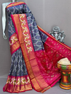 PSNTIDSS5J01NCCD34- Ikat silk saree